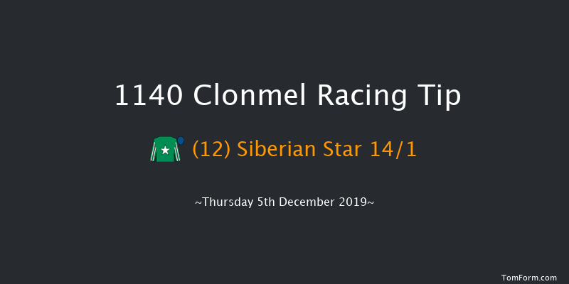 Clonmel 11:40 Maiden Hurdle 16f Thu 14th Nov 2019