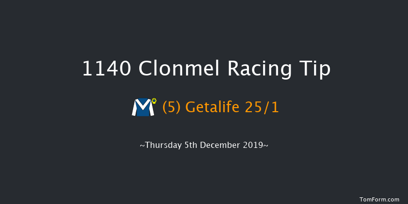 Clonmel 11:40 Maiden Hurdle 16f Thu 14th Nov 2019