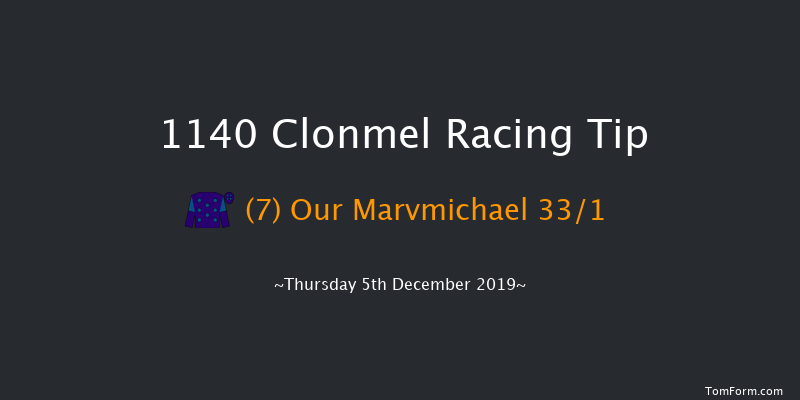 Clonmel 11:40 Maiden Hurdle 16f Thu 14th Nov 2019