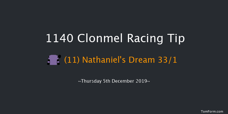 Clonmel 11:40 Maiden Hurdle 16f Thu 14th Nov 2019