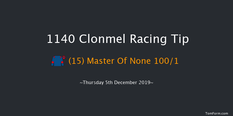 Clonmel 11:40 Maiden Hurdle 16f Thu 14th Nov 2019