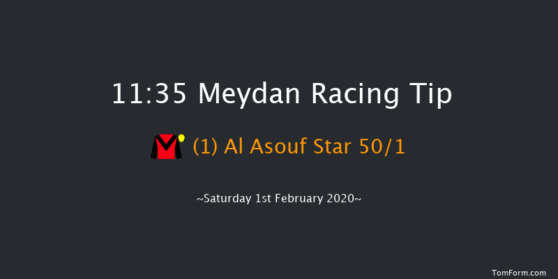Meydan 11:35 1m 16 run Emirates NBD Business Banking Maiden Stakes - Turf Thu 30th Jan 2020