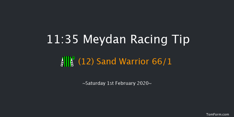 Meydan 11:35 1m 16 run Emirates NBD Business Banking Maiden Stakes - Turf Thu 30th Jan 2020