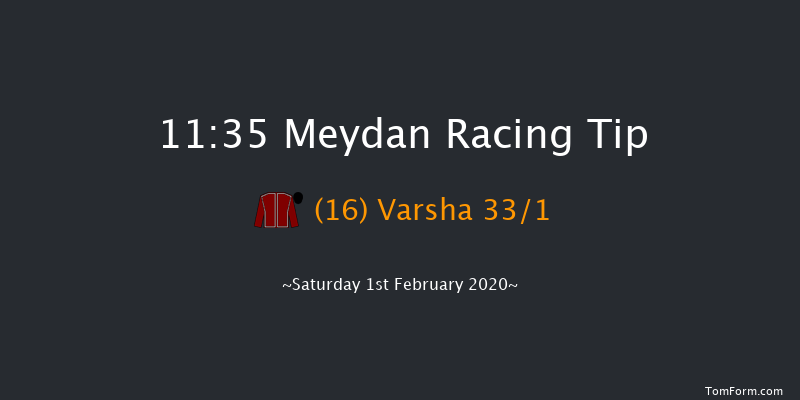 Meydan 11:35 1m 16 run Emirates NBD Business Banking Maiden Stakes - Turf Thu 30th Jan 2020