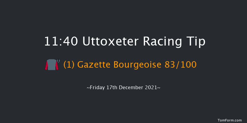 Uttoxeter 11:40 Novices Hurdle (Class 4) 22f Tue 7th Dec 2021