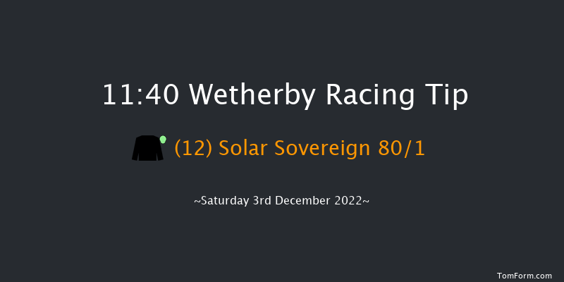 Wetherby 11:40 Maiden Hurdle (Class 4) 21f Wed 23rd Nov 2022