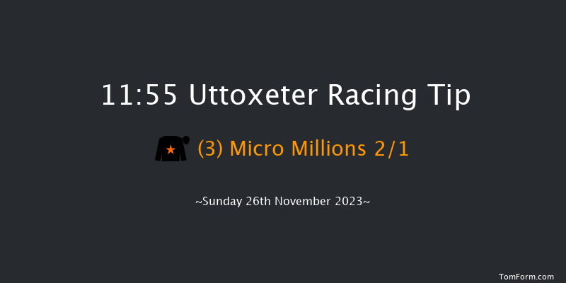 Uttoxeter 11:55 Maiden Hurdle (Class 4) 20f Sat 18th Nov 2023