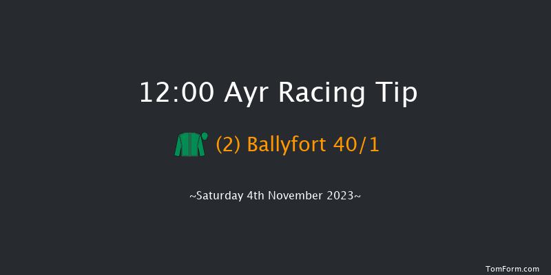 Ayr 12:00 Maiden Hurdle (Class 4) 16f Thu 12th Oct 2023