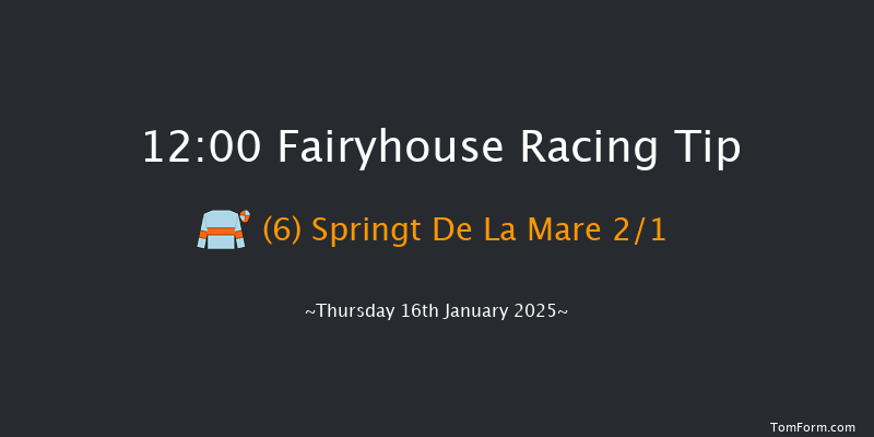 Fairyhouse  12:00 Maiden Chase 16f Sat 11th Jan 2025