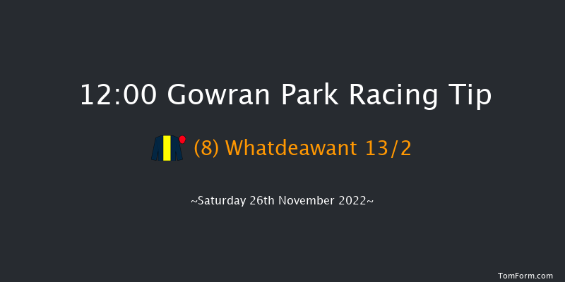 Gowran Park 12:00 Maiden Chase 20f Tue 18th Oct 2022