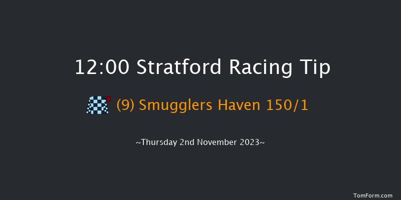 Stratford 12:00 Maiden Hurdle (Class 4) 22f Mon 9th Oct 2023