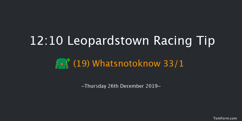 Leopardstown 12:10 Maiden Hurdle 16f Sat 26th Oct 2019