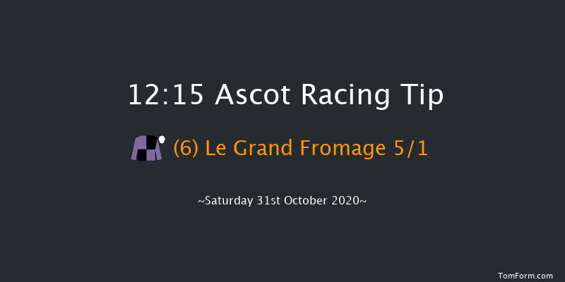 tote.co.uk Conditional Jockeys' Novices' Handicap Hurdle (GBB Race) (Div 1) Ascot 12:15 Handicap Hurdle (Class 4) 19f Sat 17th Oct 2020