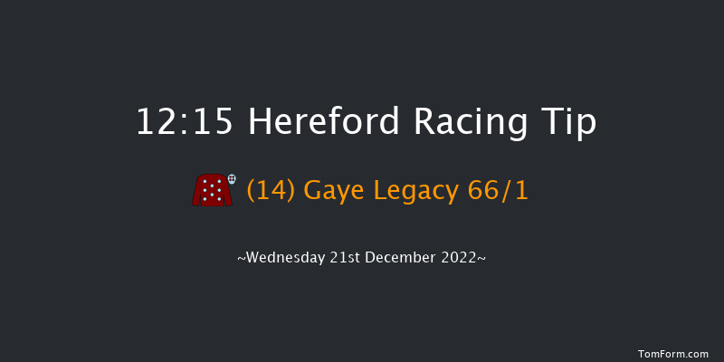 Hereford 12:15 Novices Hurdle (Class 4) 16f Wed 23rd Nov 2022