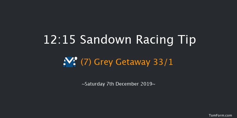 Sandown 12:15 Maiden Hurdle (Class 3) 16f Fri 6th Dec 2019
