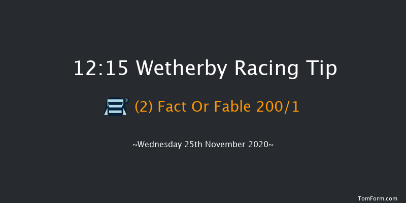 wetherbyracing.co.uk Juvenile Maiden Hurdle Wetherby 12:15 Maiden Hurdle (Class 4) 16f Sat 14th Nov 2020