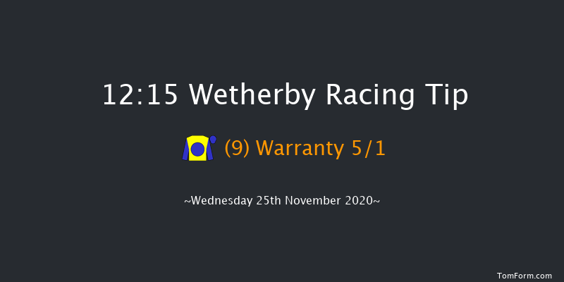wetherbyracing.co.uk Juvenile Maiden Hurdle Wetherby 12:15 Maiden Hurdle (Class 4) 16f Sat 14th Nov 2020
