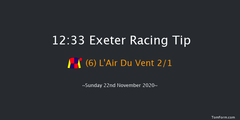 100% RacingTV Profits Back To Racing Novices' Chase (GBB Race) Exeter 12:33 Maiden Chase (Class 3) 24f Wed 11th Nov 2020