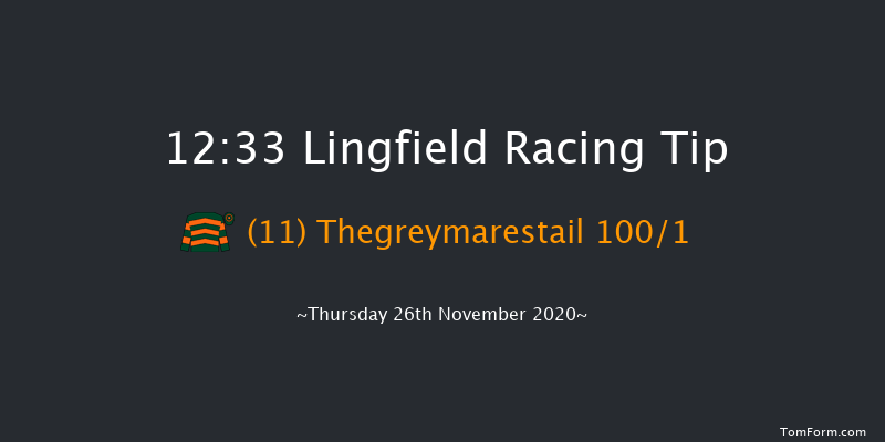 Visit attheraces.com Conditional Jockeys' Handicap Hurdle Lingfield 12:33 Handicap Hurdle (Class 5) 23f Wed 25th Nov 2020