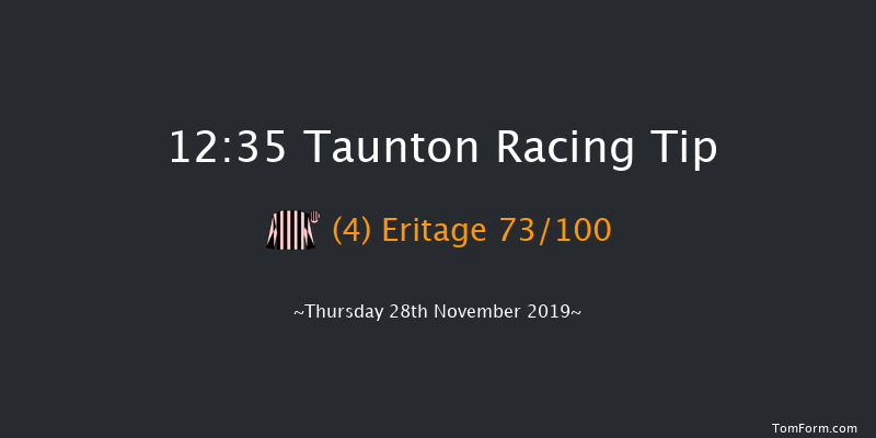 Taunton 12:35 Maiden Hurdle (Class 4) 16f Thu 14th Nov 2019