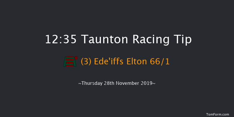Taunton 12:35 Maiden Hurdle (Class 4) 16f Thu 14th Nov 2019