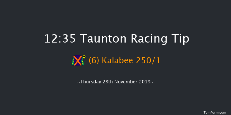 Taunton 12:35 Maiden Hurdle (Class 4) 16f Thu 14th Nov 2019