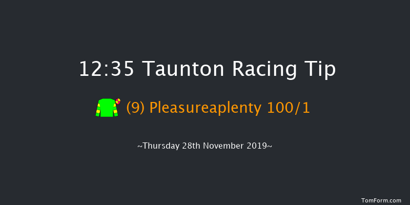 Taunton 12:35 Maiden Hurdle (Class 4) 16f Thu 14th Nov 2019