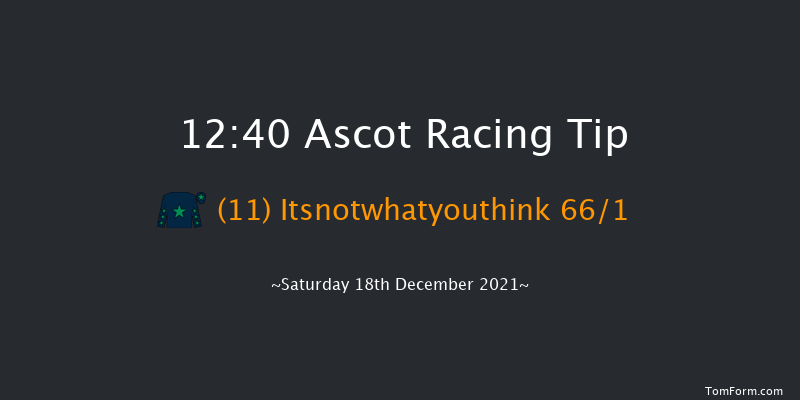 Ascot 12:40 Handicap Hurdle (Class 4) 24f Fri 17th Dec 2021
