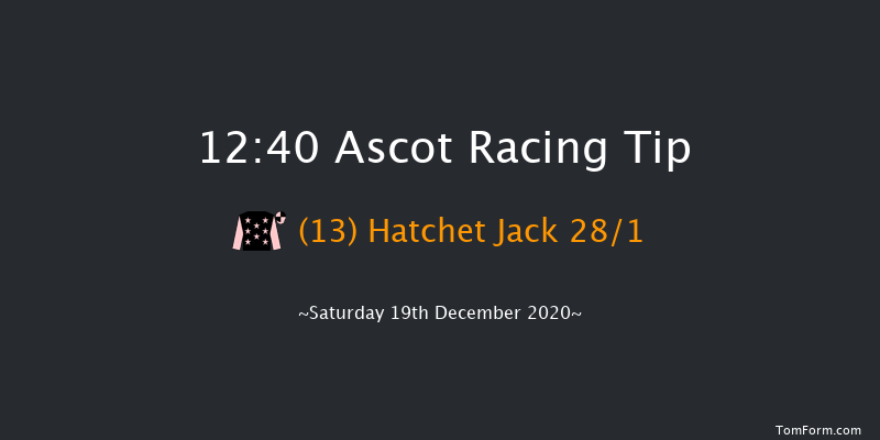 Foundation Developments Novices' Handicap Hurdle (GBB Race) Ascot 12:40 Handicap Hurdle (Class 4) 24f Fri 18th Dec 2020
