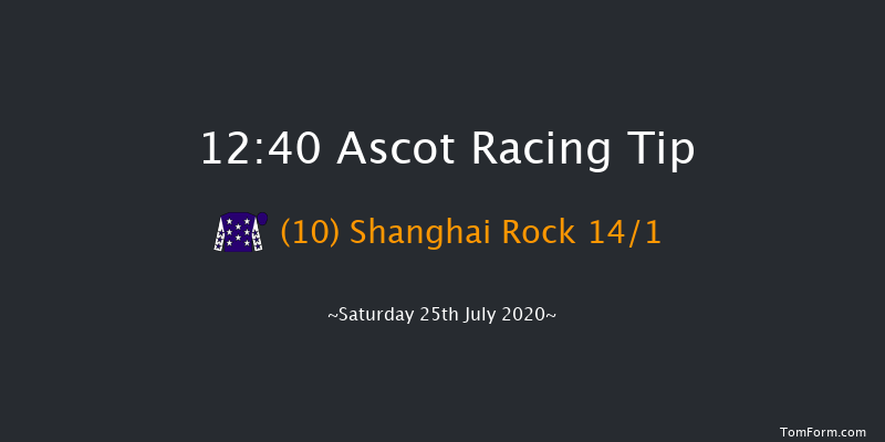 Anders Foundation British EBF Crocker Bulteel Maiden Stakes Ascot 12:40 Maiden (Class 5) 6f Sat 11th Jul 2020