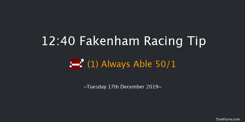 Fakenham 12:40 Novices Hurdle (Class 4) 16f Tue 19th Nov 2019