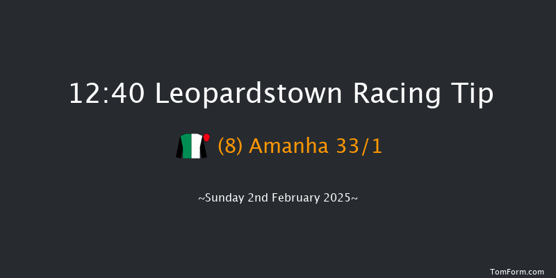 Leopardstown  12:40 Handicap Hurdle 18f Sat 1st Feb 2025