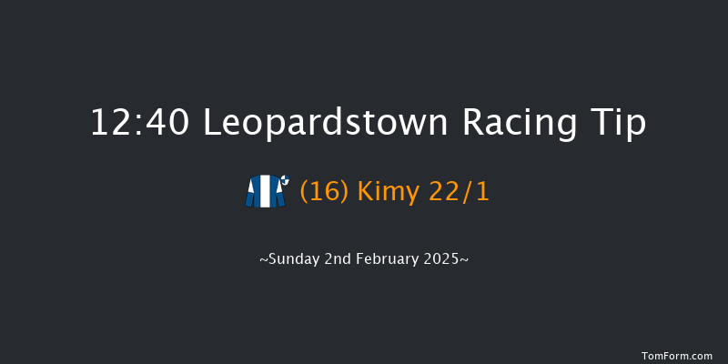 Leopardstown  12:40 Handicap Hurdle 18f Sat 1st Feb 2025