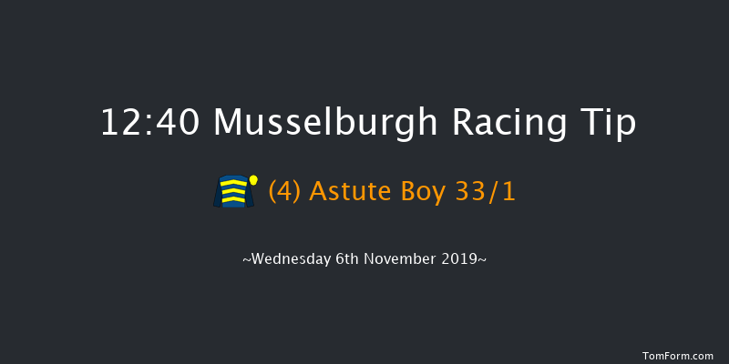 Musselburgh 12:40 Maiden Hurdle (Class 4) 16f Tue 15th Oct 2019