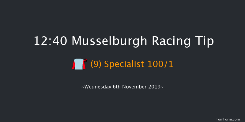 Musselburgh 12:40 Maiden Hurdle (Class 4) 16f Tue 15th Oct 2019