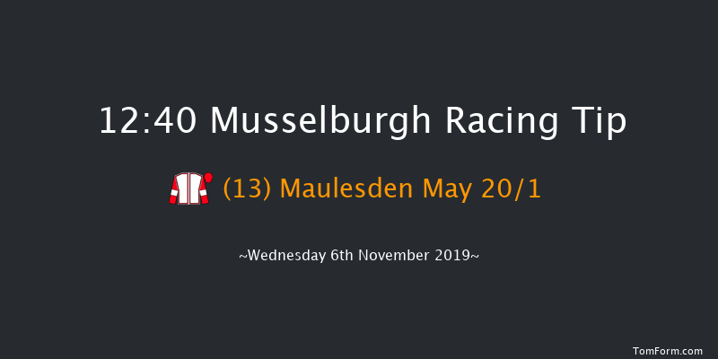 Musselburgh 12:40 Maiden Hurdle (Class 4) 16f Tue 15th Oct 2019