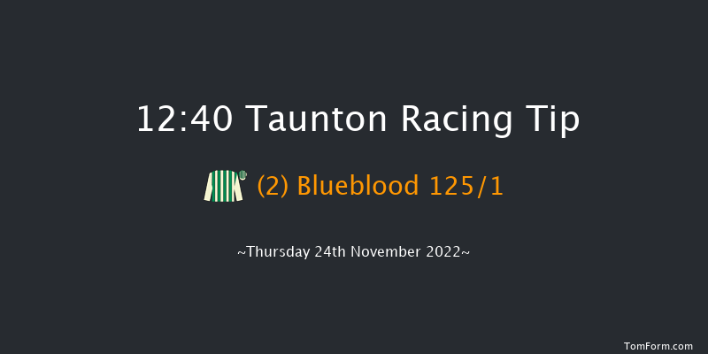 Taunton 12:40 Maiden Hurdle (Class 4) 16f Thu 10th Nov 2022