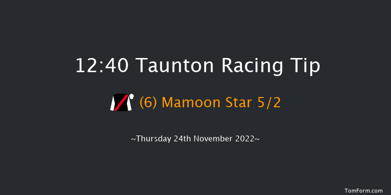 Taunton 12:40 Maiden Hurdle (Class 4) 16f Thu 10th Nov 2022