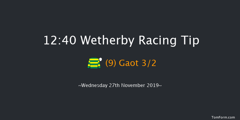 Wetherby 12:40 Maiden Hurdle (Class 4) 16f Sat 16th Nov 2019
