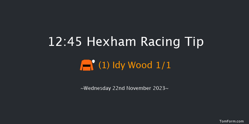 Hexham 12:45 Maiden Hurdle (Class 4) 16f Fri 10th Nov 2023