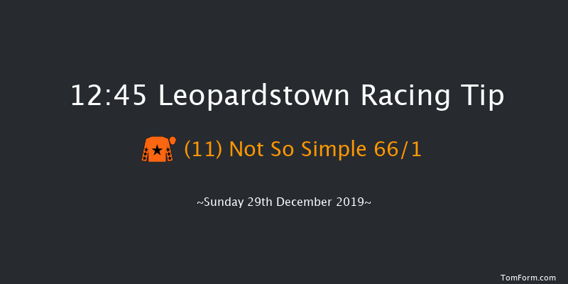 Leopardstown 12:45 Maiden Hurdle 20f Sat 28th Dec 2019