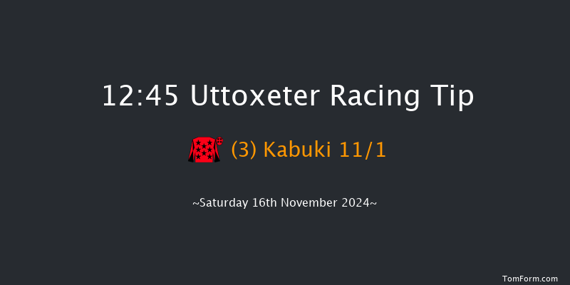 Uttoxeter  12:45 Maiden Hurdle (Class 4) 16f Fri 1st Nov 2024