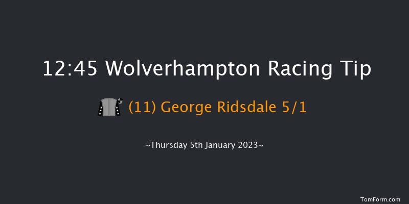 Wolverhampton 12:45 Handicap (Class 6) 9.5f Tue 3rd Jan 2023