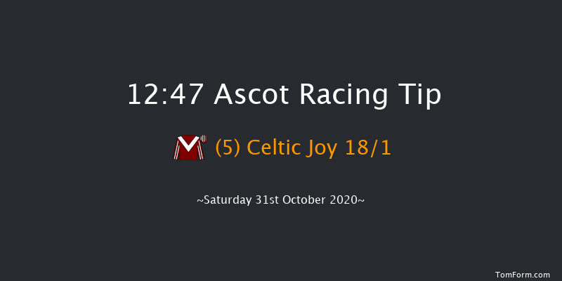 tote.co.uk Conditional Jockeys' Novices' Handicap Hurdle (GBB Race) (Div 2) Ascot 12:47 Handicap Hurdle (Class 4) 19f Sat 17th Oct 2020