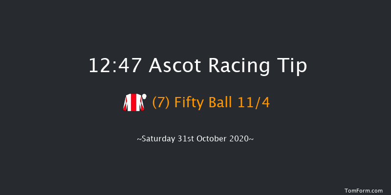 tote.co.uk Conditional Jockeys' Novices' Handicap Hurdle (GBB Race) (Div 2) Ascot 12:47 Handicap Hurdle (Class 4) 19f Sat 17th Oct 2020