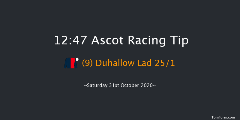 tote.co.uk Conditional Jockeys' Novices' Handicap Hurdle (GBB Race) (Div 2) Ascot 12:47 Handicap Hurdle (Class 4) 19f Sat 17th Oct 2020
