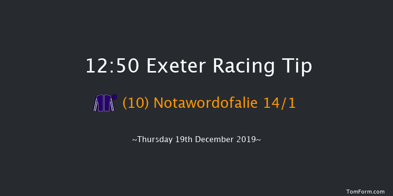 Exeter 12:50 Maiden Hurdle (Class 4) 
18f Fri 6th Dec 2019