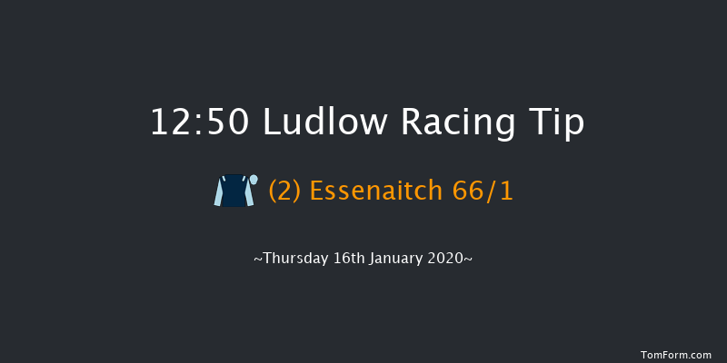 Ludlow 12:50 Maiden Hurdle (Class 4) 
16f Wed 8th Jan 2020
