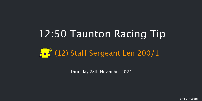 Taunton  12:50 Maiden Hurdle (Class 4) 16f Thu 14th Nov 2024
