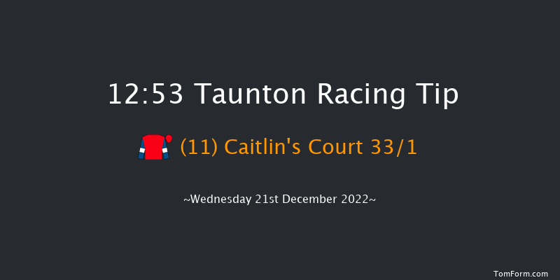 Taunton 12:53 Handicap Hurdle (Class 5) 19f Thu 8th Dec 2022
